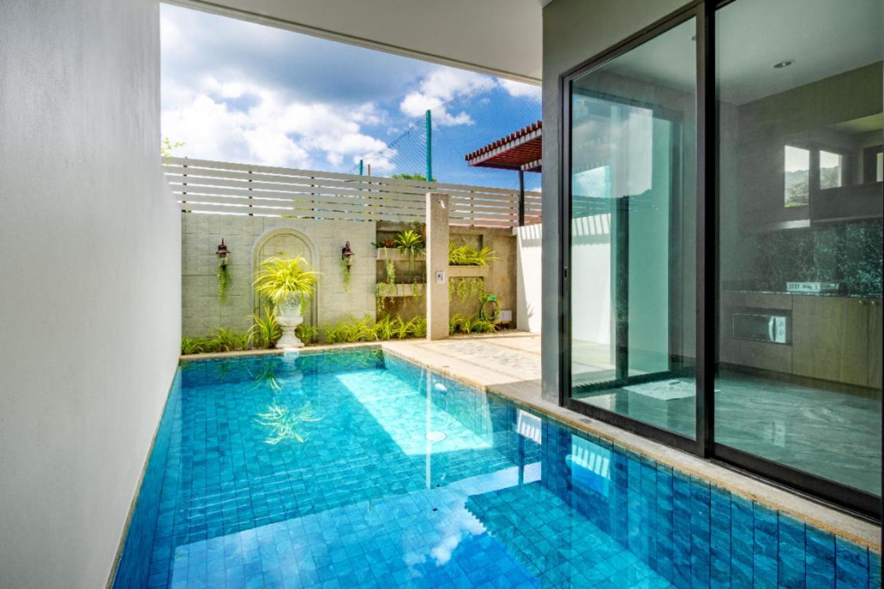 New Luxury Two Bedroom Private Swimming Pool Villa With Complete Supporting Facilities, Convenient For Travel 800 Meters To Kamala Beach H09 Exteriör bild