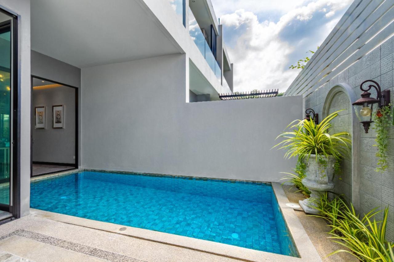 New Luxury Two Bedroom Private Swimming Pool Villa With Complete Supporting Facilities, Convenient For Travel 800 Meters To Kamala Beach H09 Exteriör bild